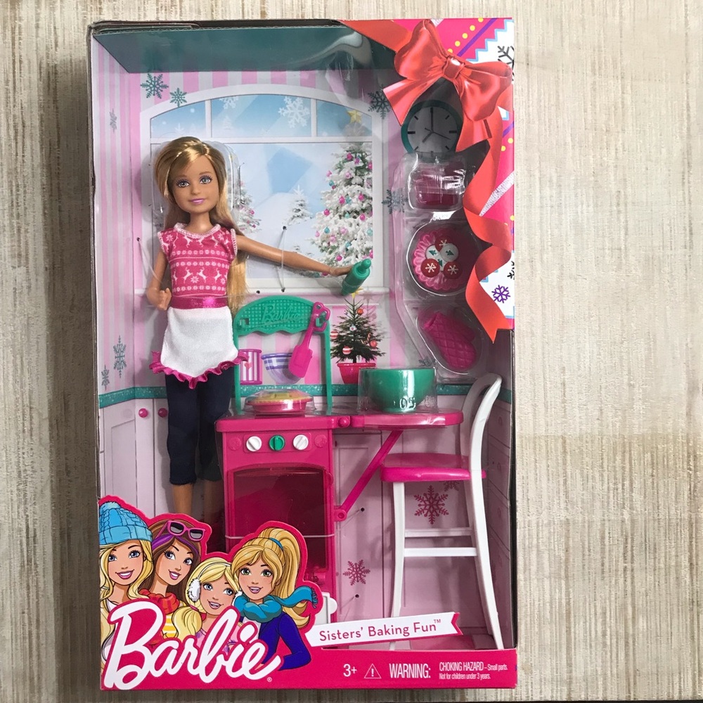 Barbie Sisters Holiday Baking Fun NEW